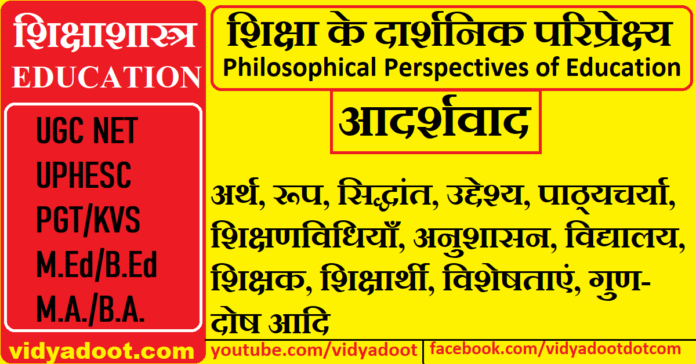 Idealism in Education PDF in Hindi